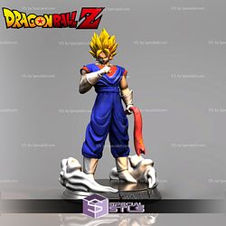 Vegetto STL Files Standing from Dragonball