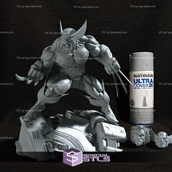 Wolverine Brown 3D Model on Sentinel Hand