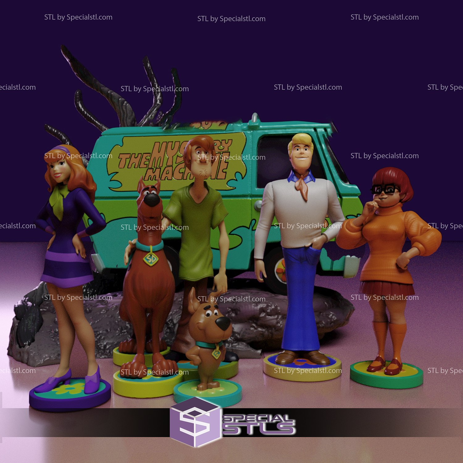 Scooby Doo Gang STL Files Combo