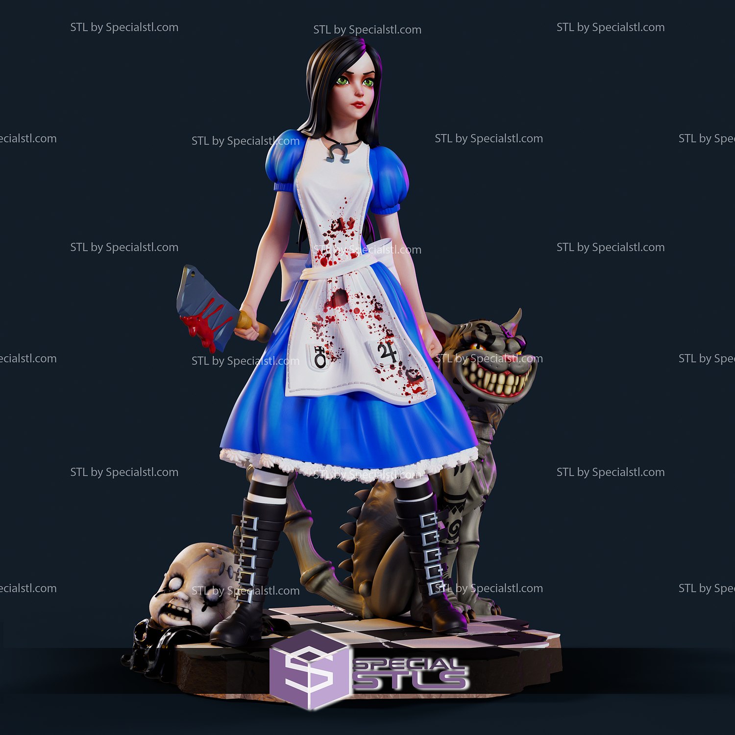 Games - Alice Madness Returns 2, GAMES_17582. 3D stl model for CNC