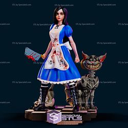 Alice Madness Return STL files Standing Version