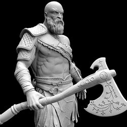 Kratos Standing from God of War