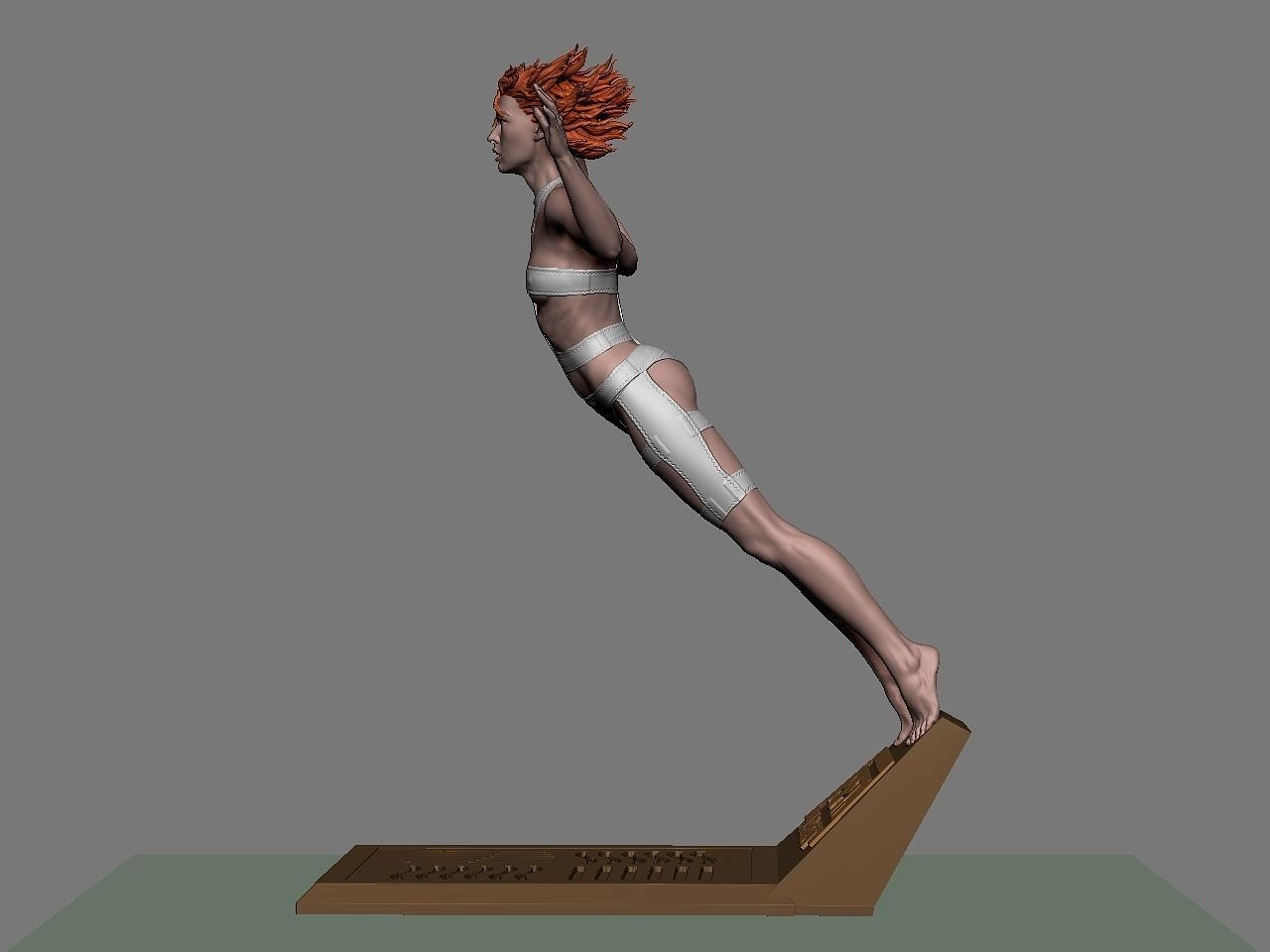 Leeloo Flying from The Fifth Element