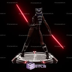 Ahsoka Tano STL Files Angry from Star Wars 3D Printable