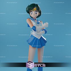 Ami Mizuno Sailor Mercury STL Files from Sailor Moon 3D Printable