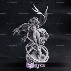 Angewomon STL Files V3 from Digimon 3D Printable