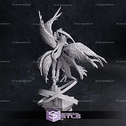 Angewomon STL Files V3 from Digimon 3D Printable