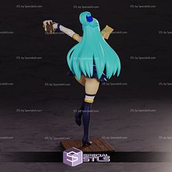 Aqua STL Files Drunk from Konosuba 3D Printable