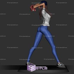 Baseball Girl STL Files 3D Printable
