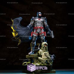 Batman Thomas Wayne STL Files Standing V2 from DC
