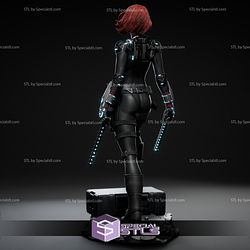 Black Widow 3D Printable STL Files Standing V3