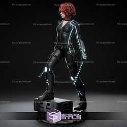 Black Widow 3D Printable STL Files Standing V3