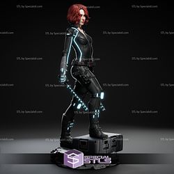 Black Widow 3D Printable STL Files Standing V3