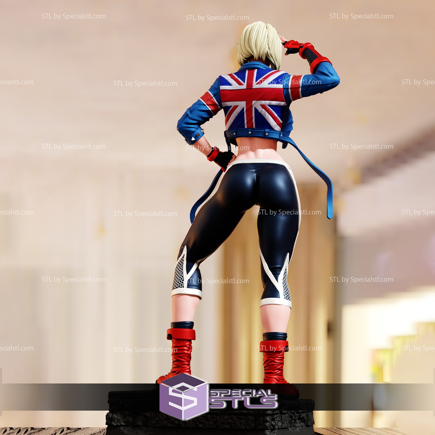 Cammy Lutador de rua 3D model 3D printable