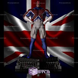 Captain America Britain Version 3D Printable STL Files