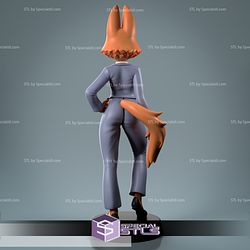 Diane Foxington STL Files Wearing a Suit from The Bad Guys