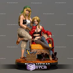 Edward Elric Female and Winry Rockbell STL Files 3D Printable