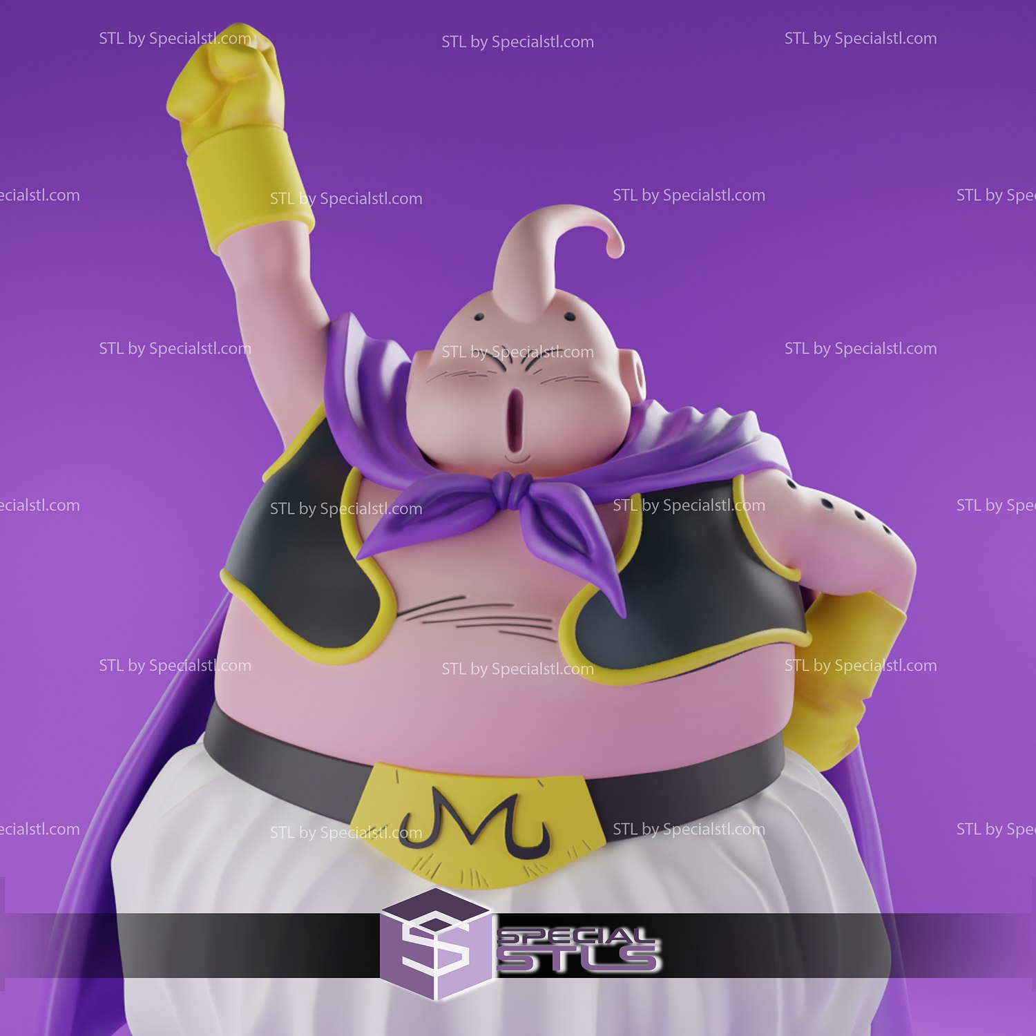 Free STL file Buu Gordo Dragon Ball Z 🐉・3D print object to download・Cults