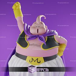 Fat Buu STL Files Standing from Dragonball 3D Printable