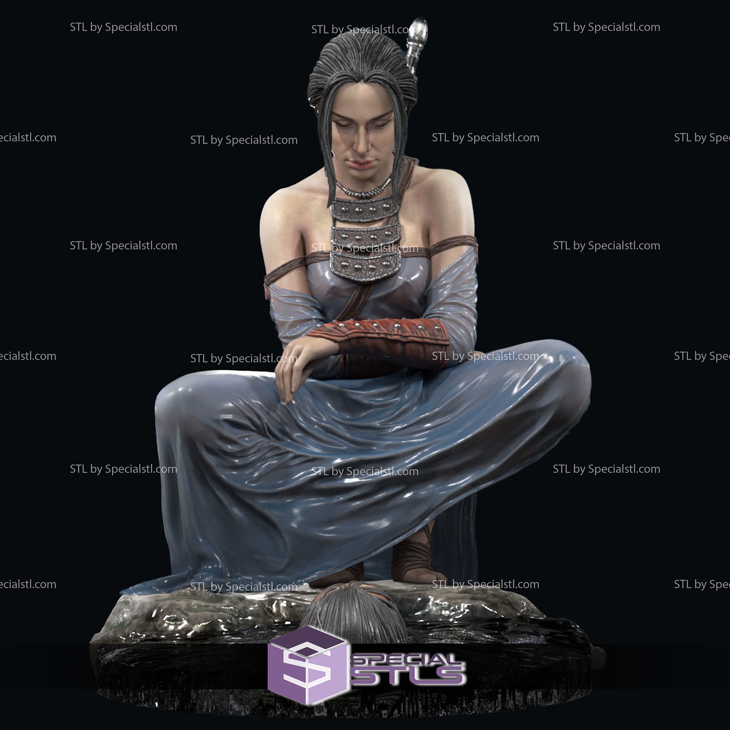Female Warrior 3D Printable STL