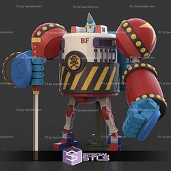 General Franky STL Files from One Piece 3D Printable