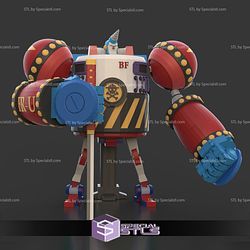 General Franky STL Files from One Piece 3D Printable