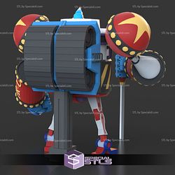 General Franky STL Files from One Piece 3D Printable