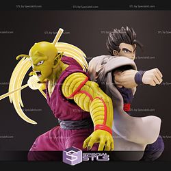 Gohan and Piccolo STL Files from Dragonball 3D Printable