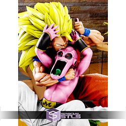 Goku SSJ3 VS Majin Buu STL Files from Dragonball 3D Model