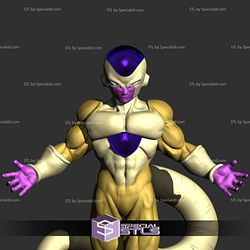 Golden Frieza STL Files V2 from Dragon Ball 3D Printable