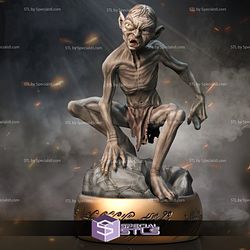 Gollum 3D Printable from The Lord of the rings STL Files