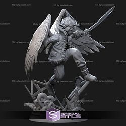 Hawks STL Files from My Hero Academia 3D Printable