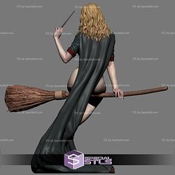 Hermione Adult STL Files on the Broomstick