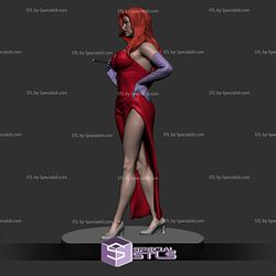 Jessica Rabbit STL Files Standing V2 3D Printable