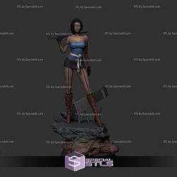 Jill Valentine STL Files Standing V7 From Resident Evil 3D Printable