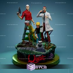 Jonny Quest 3D Printable STL Files Diorama