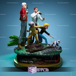 Jonny Quest 3D Printable STL Files Diorama