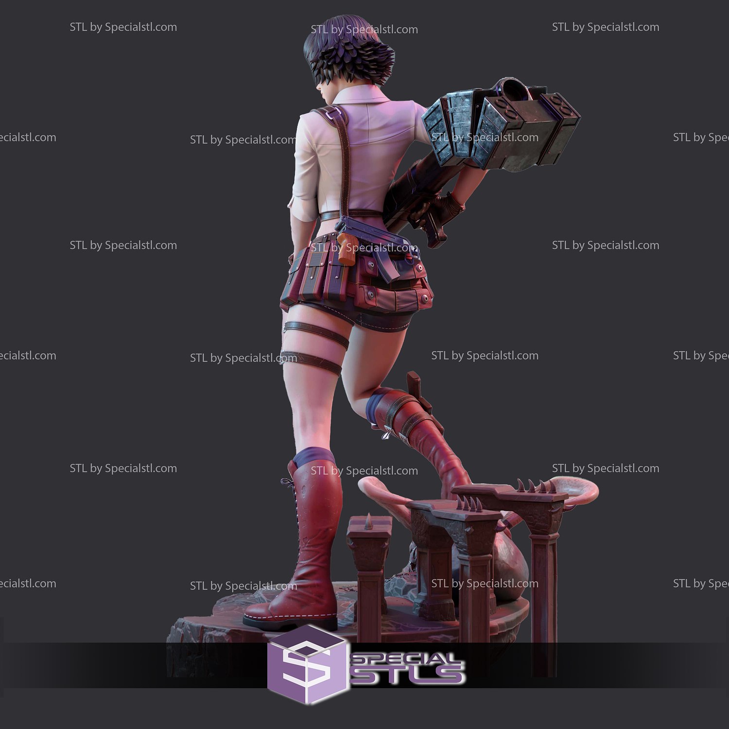 Lady Devil May Cry 3 - STL 3D print files