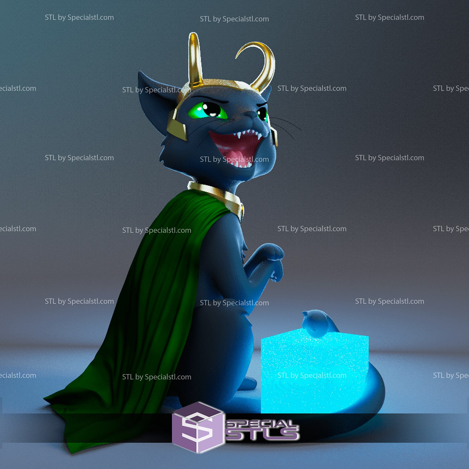 Loki Kitty STL Files Fanart Various Version
