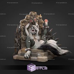 Loona Imprisoned NSFW STL Files Helluva Boss 3D Model