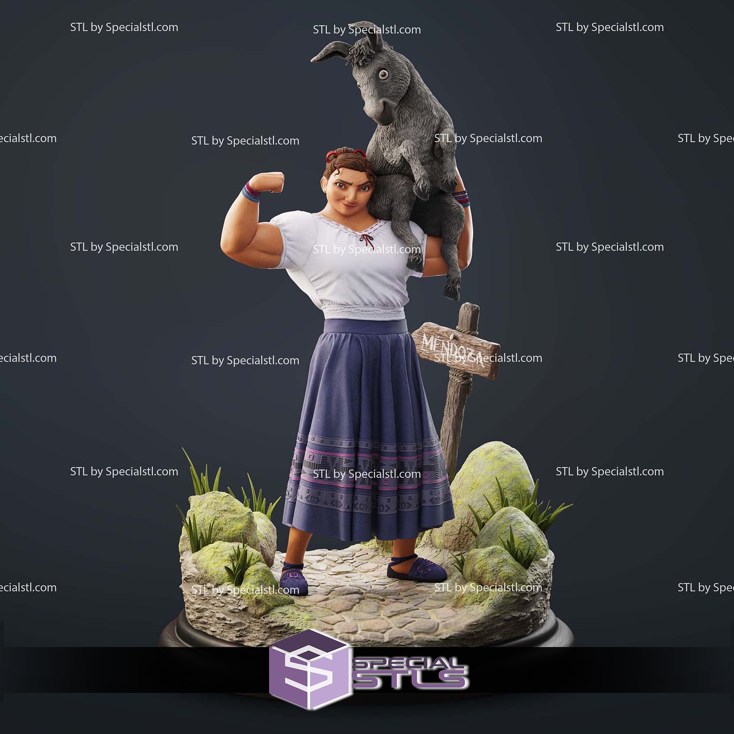 Luisa Madrigal STL Files from Encanto 3D Printable