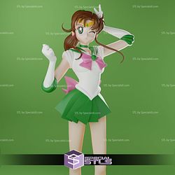 Makoto Kino Sailor Jupiter STL Files from Sailor Moon 3D Printable
