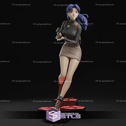 Misato Katsuragi STL Files V2 from Neon Genesis Evangelion 3D Model
