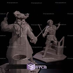 Peter pan and Captain Hook STL Files 3D Printable