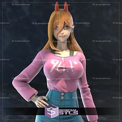 Power STL Files Pink Shirt from Chainsaw Man 3D Model