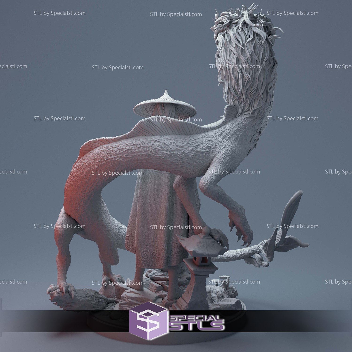 3D Printed Dragon: 3D Model with STL Files to 3D Print