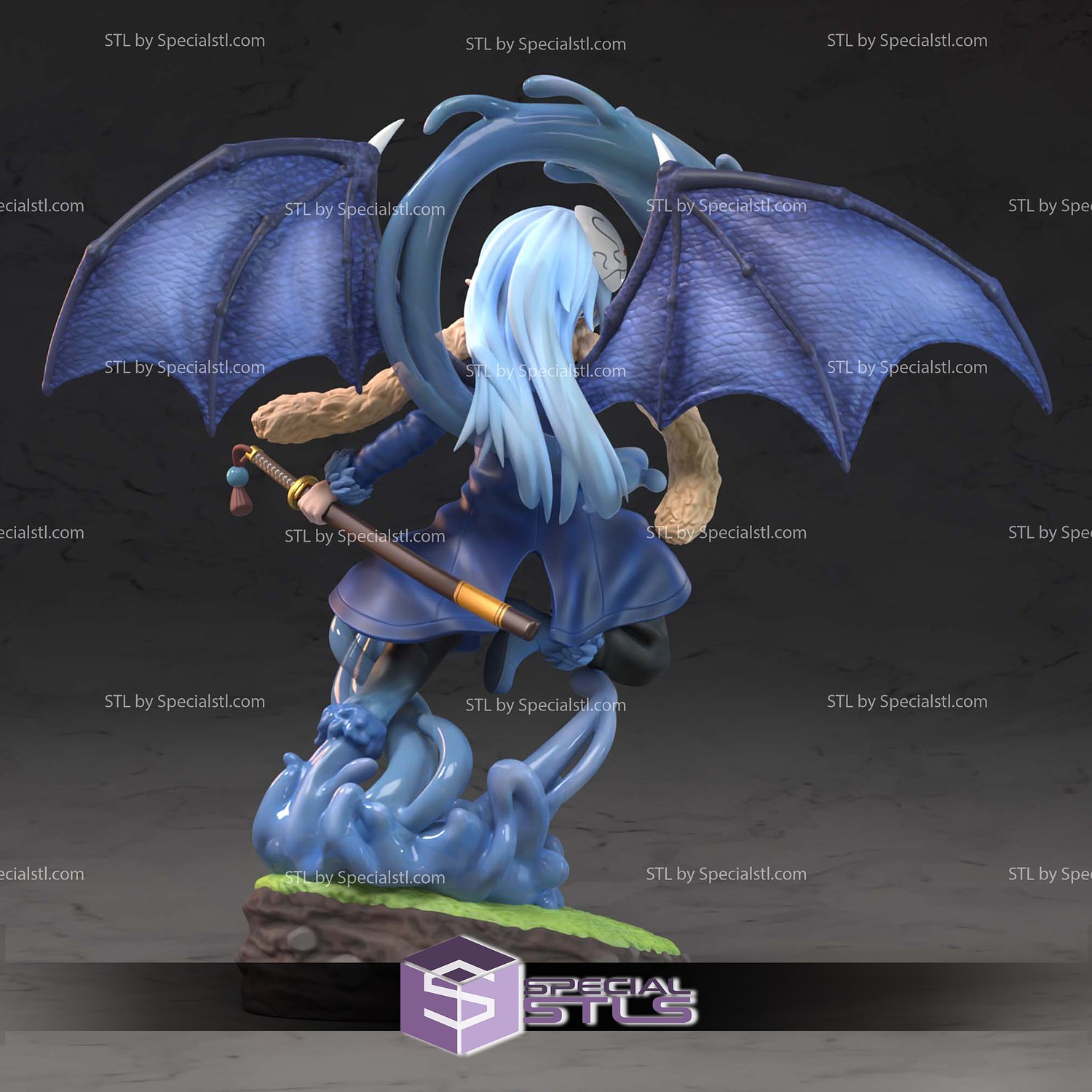 rimuru tempest from tensei shitara slime datta ken Free 3D Model in Cartoon  3DExport