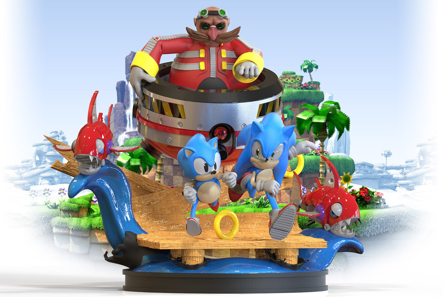 Sonic Generations Diorama