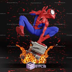 Spider Man Explode Base STL Files 3D Printable