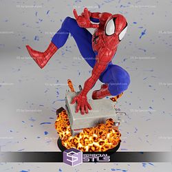 Spider Man Explode Base STL Files 3D Printable